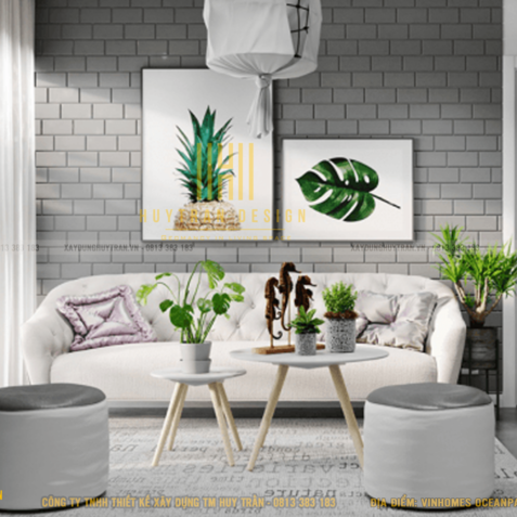 Thiết kế nội thất mang phong cách nhiệt đới