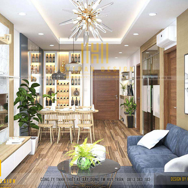 Thiết kế nội thất chung cư 2 phòng ngủ - HTCC.27