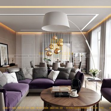 Thiết kế nội thất chung cư 90m2 Vinhomes Ocean Park - HTCC.13