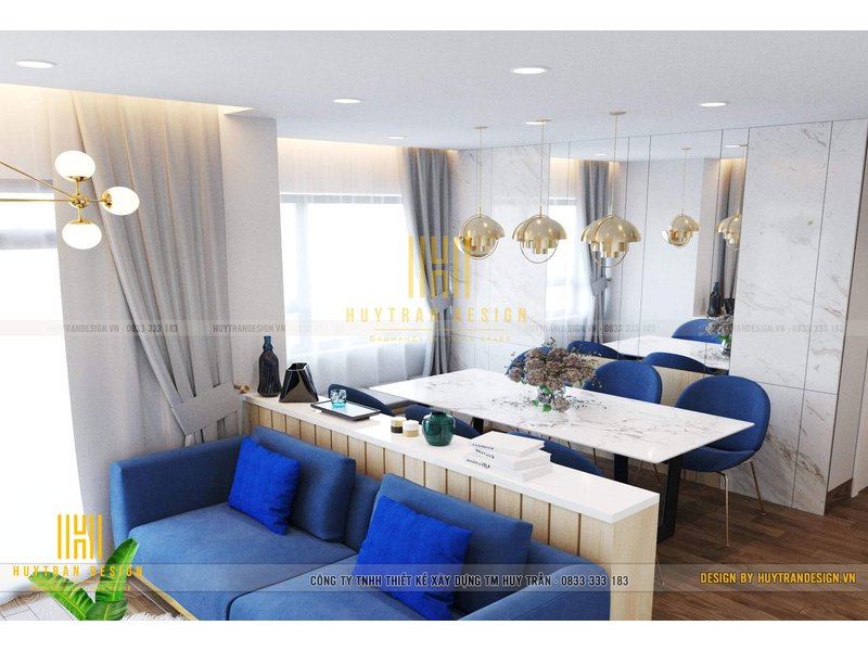 Thiết kế nội thất căn hộ Vinhomes Ocean Park - HTCC.59