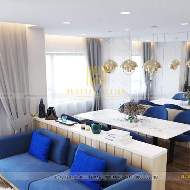 Thiết kế nội thất căn hộ Vinhomes Ocean Park - HTCC.59
